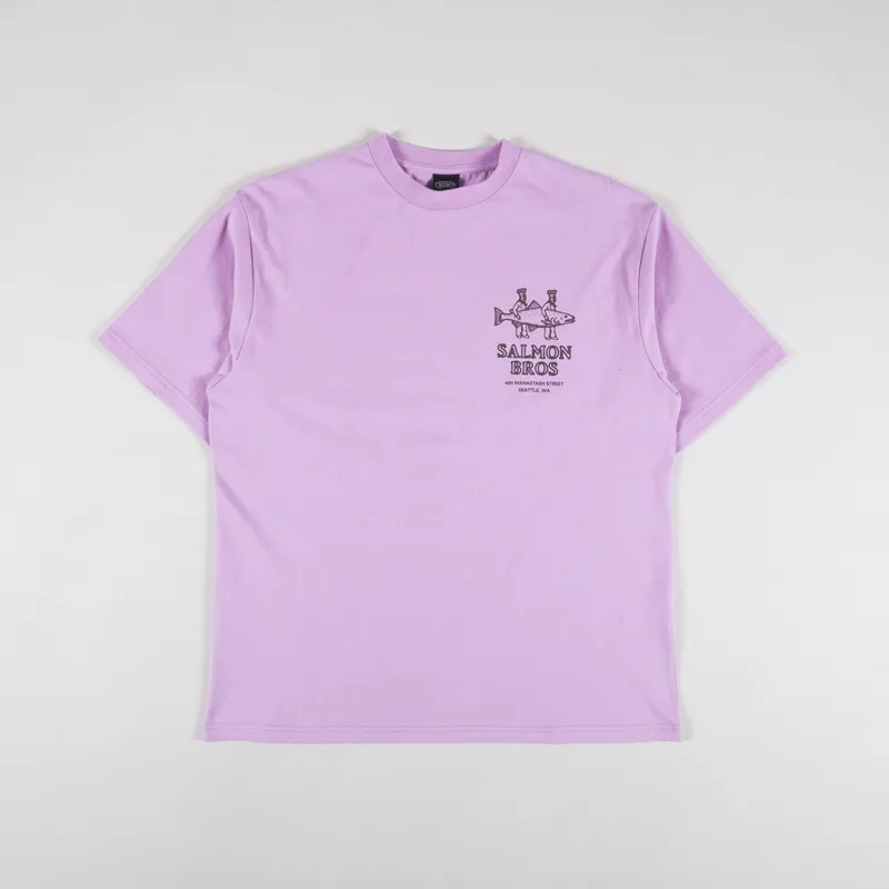 Manastash CiTee Salmon T Shirt Pink-1