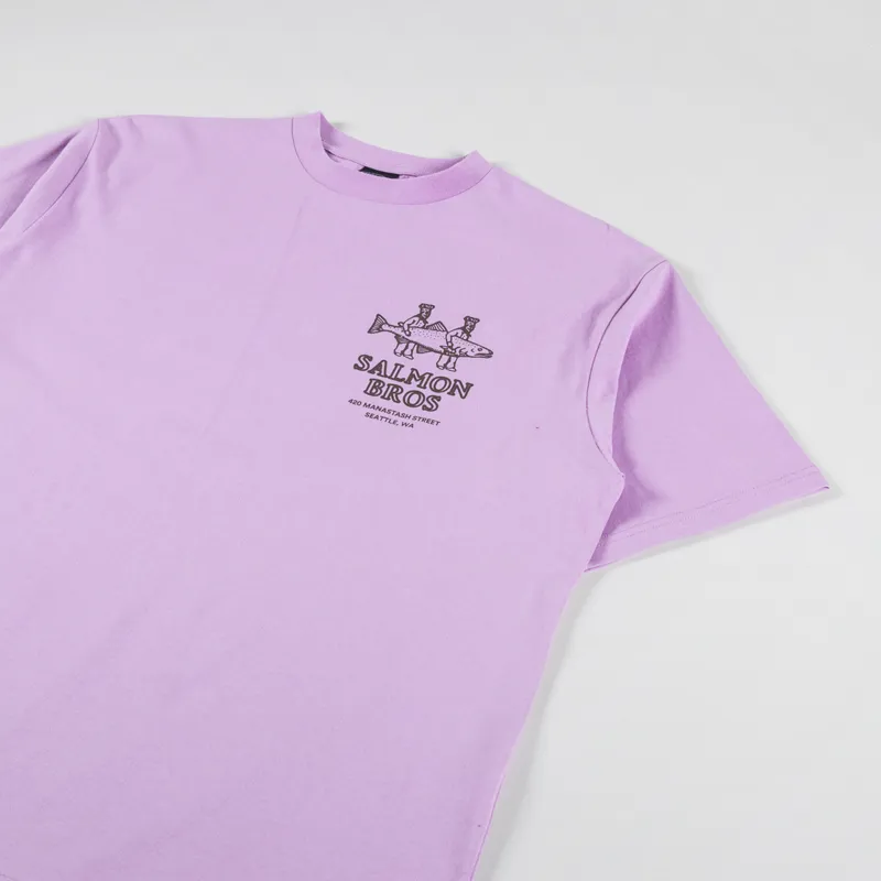 Manastash CiTee Salmon T Shirt Pink-3