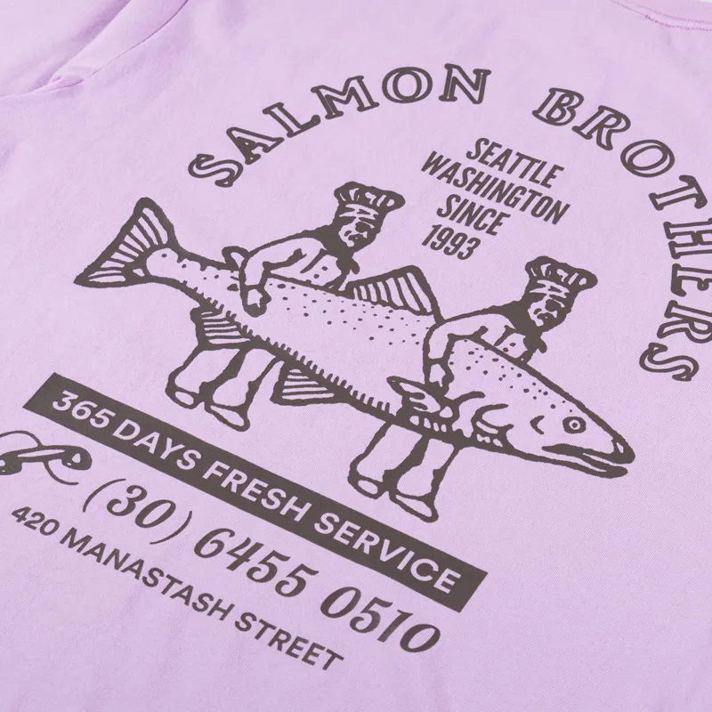 Manastash CiTee Salmon T Shirt Pink-4