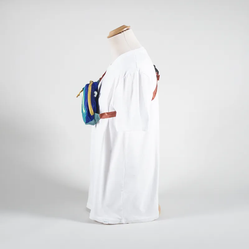 Patagonia Ultralight Black Hole Mini Hip Pack Patchwork Subtidal Blue-3