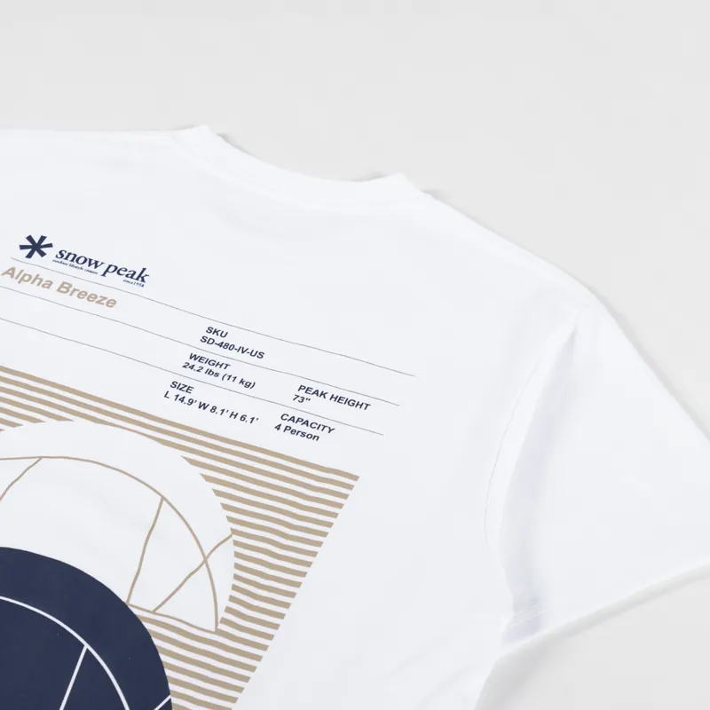 Snow Peak Alpha Breeze Typography White-2