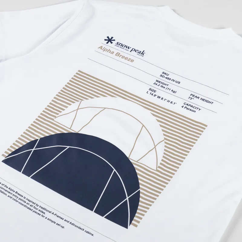 Snow Peak Alpha Breeze Typography White-4