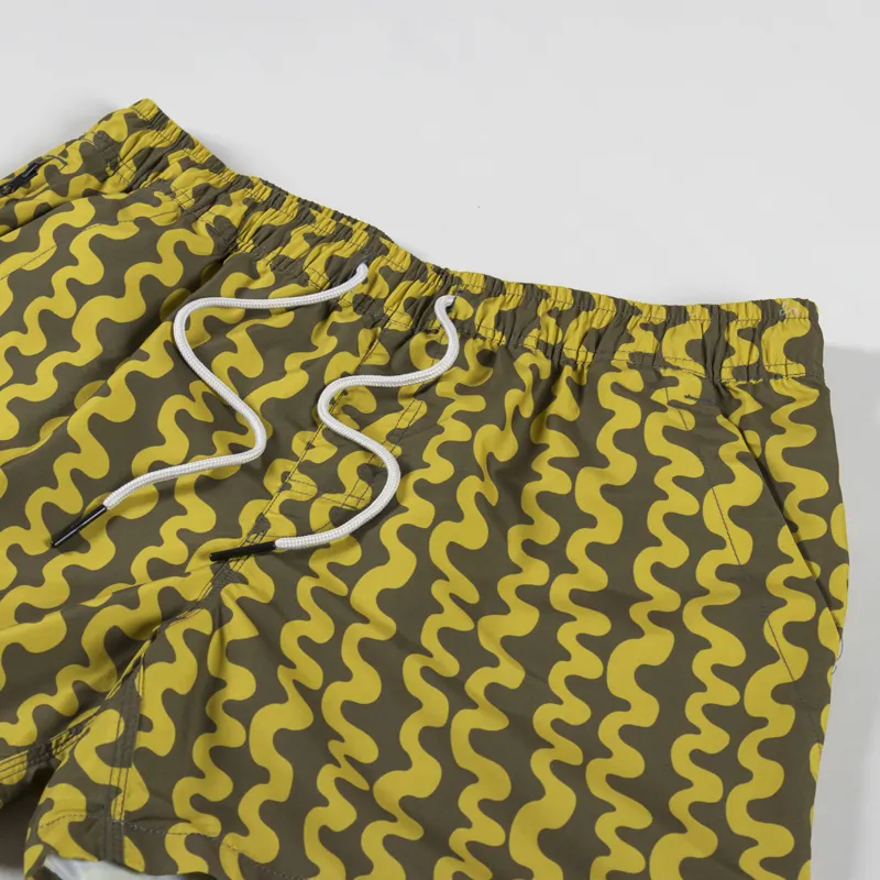 Oas Twine Swim Shorts Yellow-2