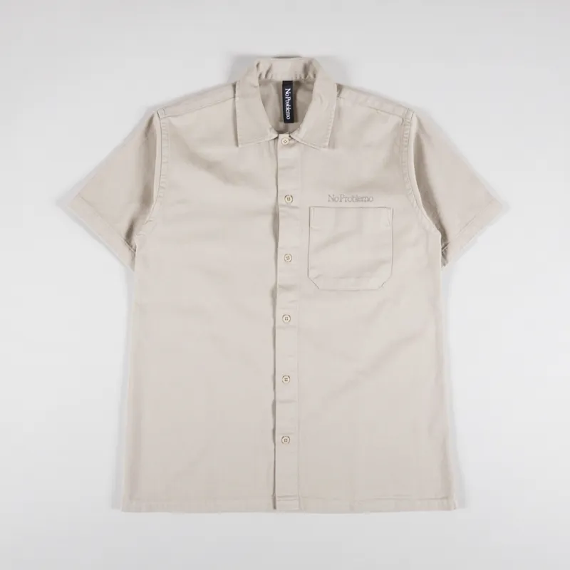 No Problemo Mini Problemo Work Shirt Ecru
