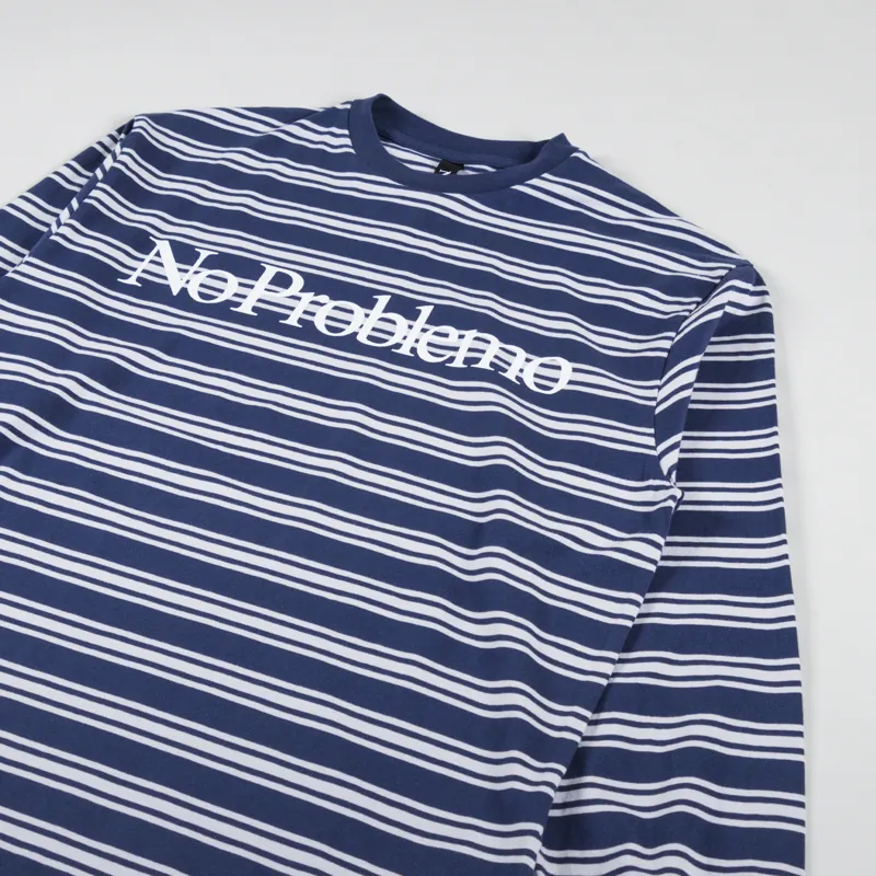 No Problemo Long Sleeve Stripe T Shirt Multi-2