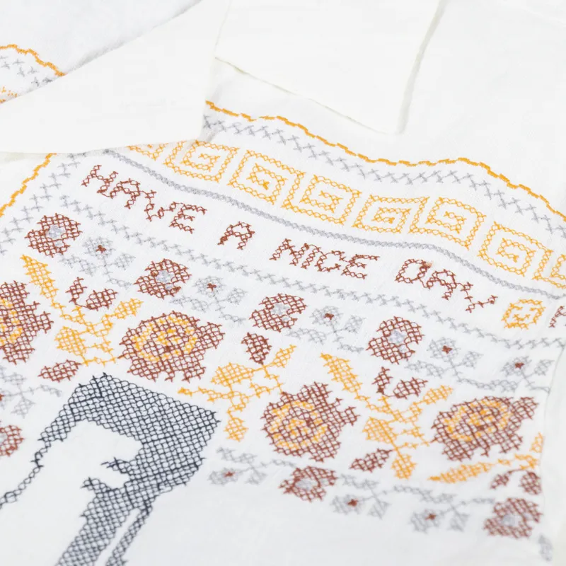 Percival Meal Deal Cuban Shirt White-6