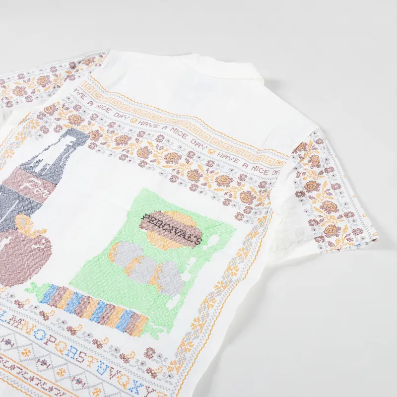 Percival Meal Deal Cuban Shirt White-3