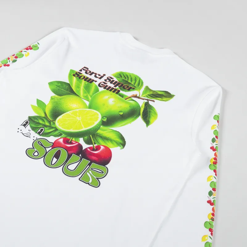 Percival Sour Fruits Long Sleeve T Shirt White-2