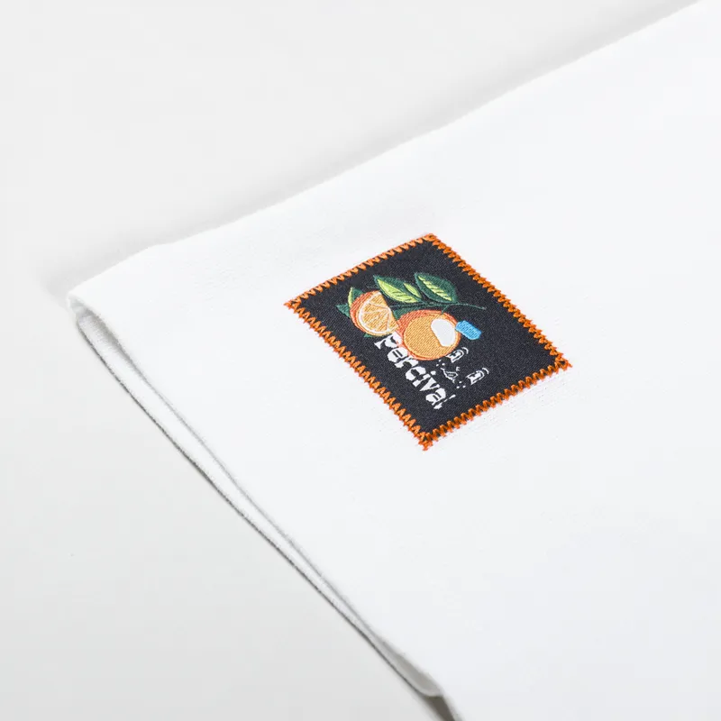 Percival Lemon Kreme Oversized T Shirt White-6