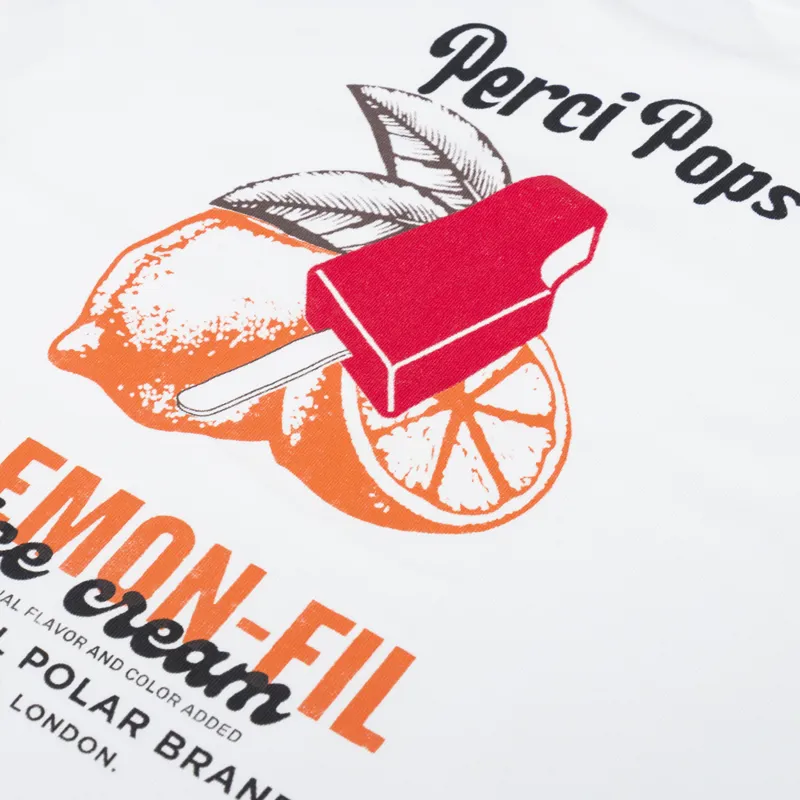 Percival Lemon Kreme Oversized T Shirt White-4