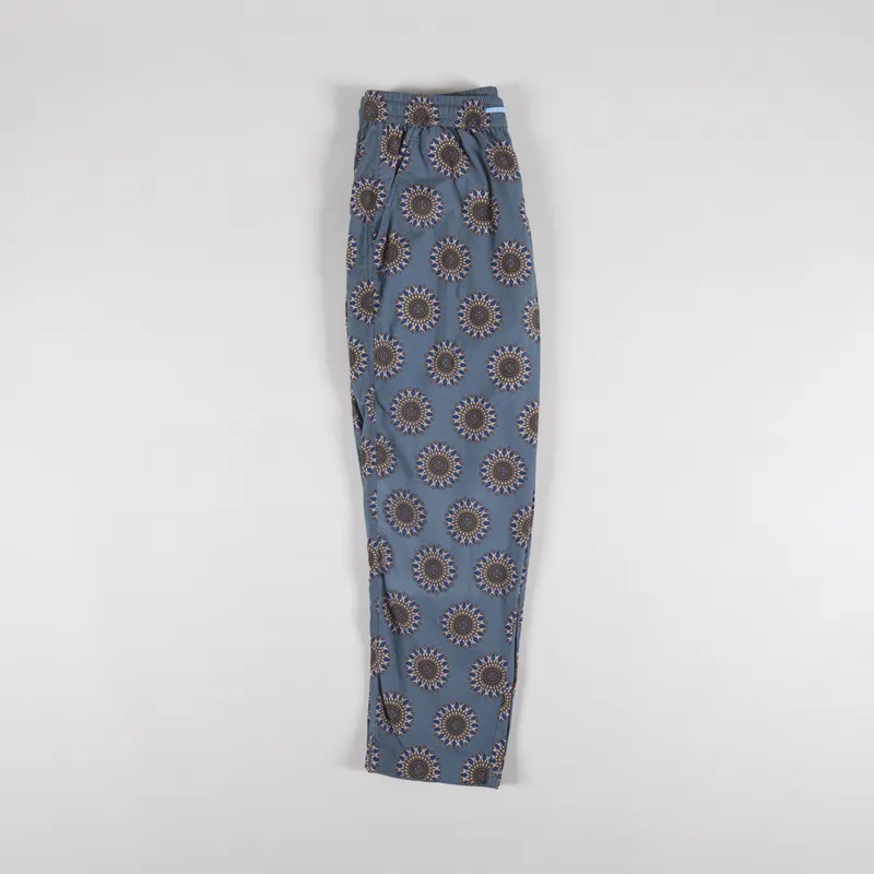 Universal Works Hi Water Trouser Smoke Blue Regal Print-2