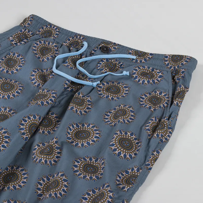 Universal Works Hi Water Trouser Smoke Blue Regal Print-3