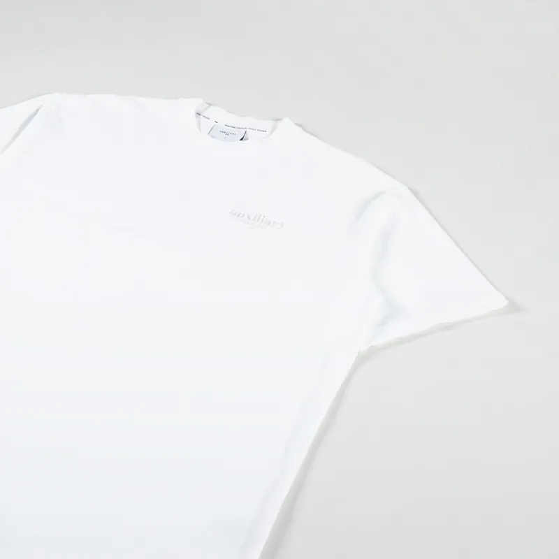 Percival Alfresco Oversized Auxiliary T Shirt White-3
