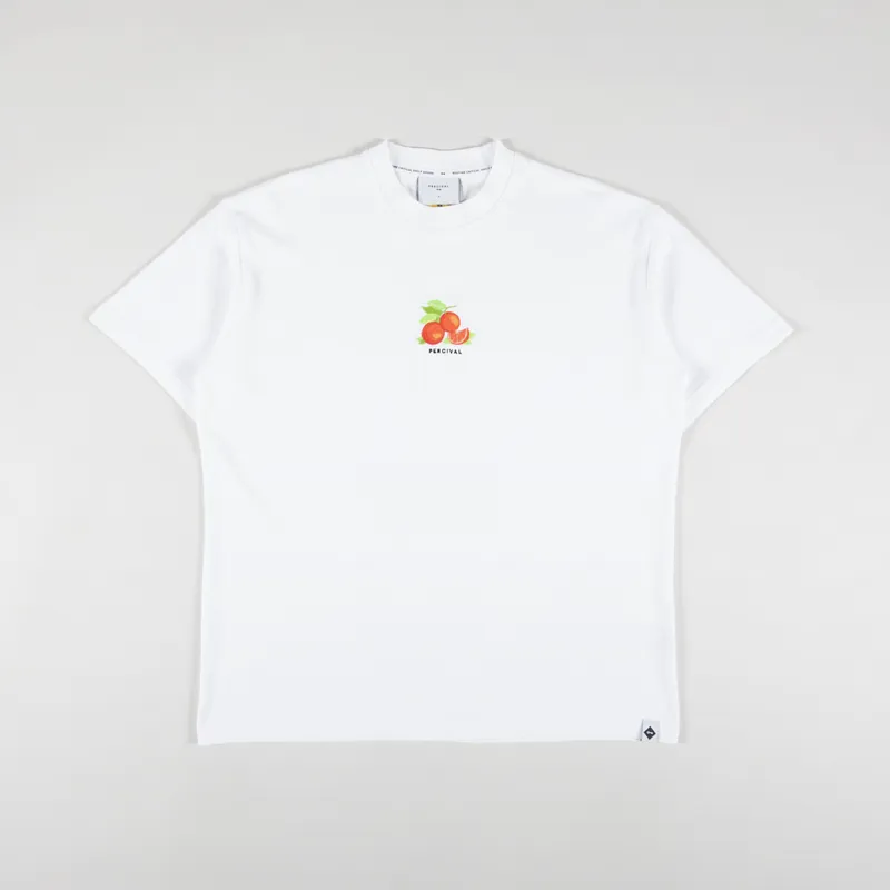 Percival Citrus Oversized Auxiliary T Shirt White