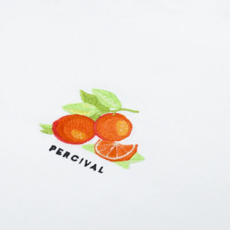 Percival Citrus Oversized Auxiliary T Shirt White-4