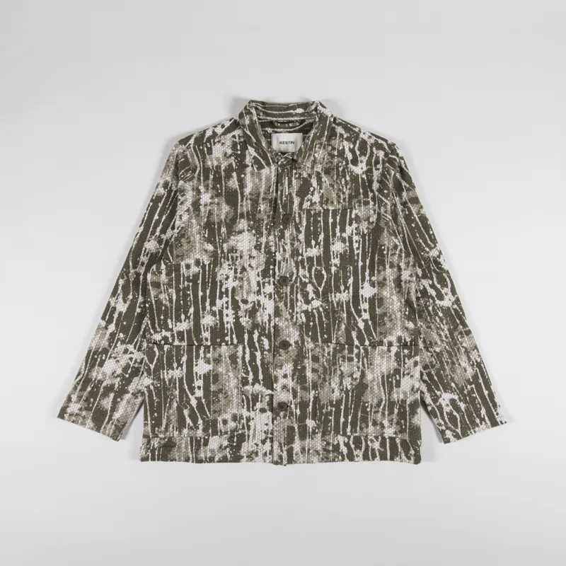 Kestin Ormiston Jacket Olive Ecru Camo