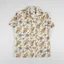 Kestin Crammond Shirt Ecru Thistle Print