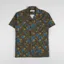Kestin Crammond Shirt Olive Thistle Print