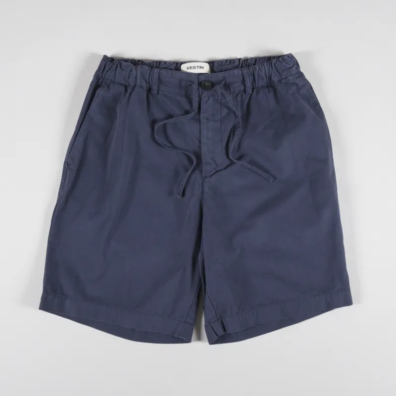 Kestin Inverness Short Navy Cotton Twill