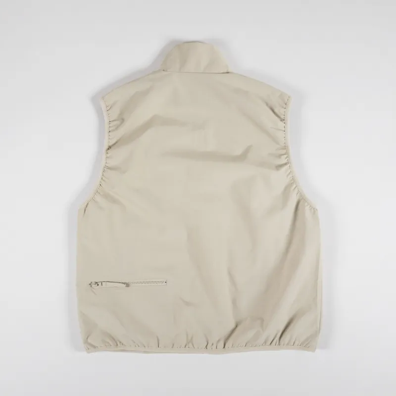 By Parra Ghost Cave Reversible Vest Tan-2