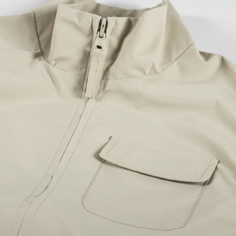 By Parra Ghost Cave Reversible Vest Tan-10