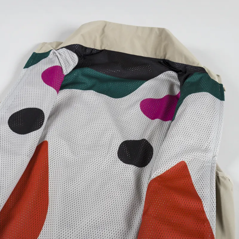By Parra Ghost Cave Reversible Vest Tan-8