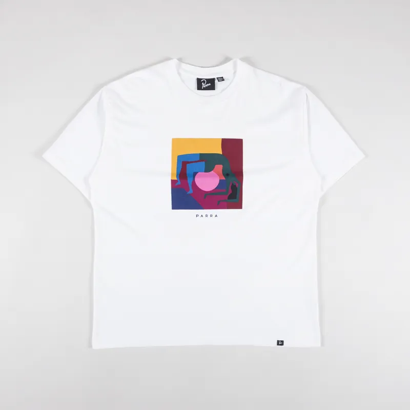 By Parra Yoga Balled T Shirt White