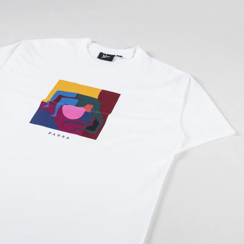 By Parra Yoga Balled T Shirt White-1