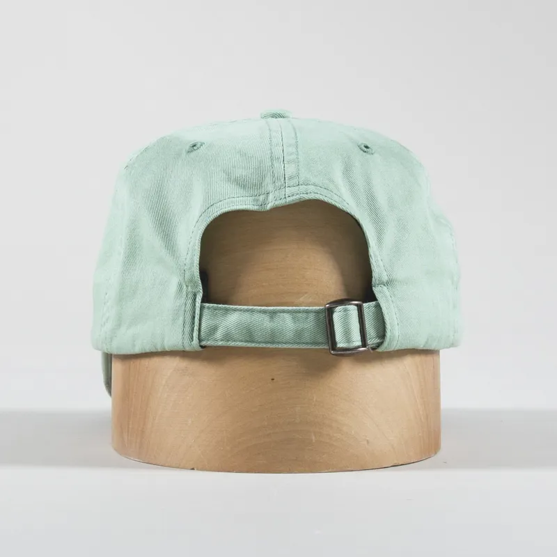 By Parra Script Logo 6 Panel Hat Sage Green-2