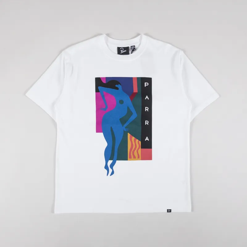 By Parra Bleached And Blank T Shirt White