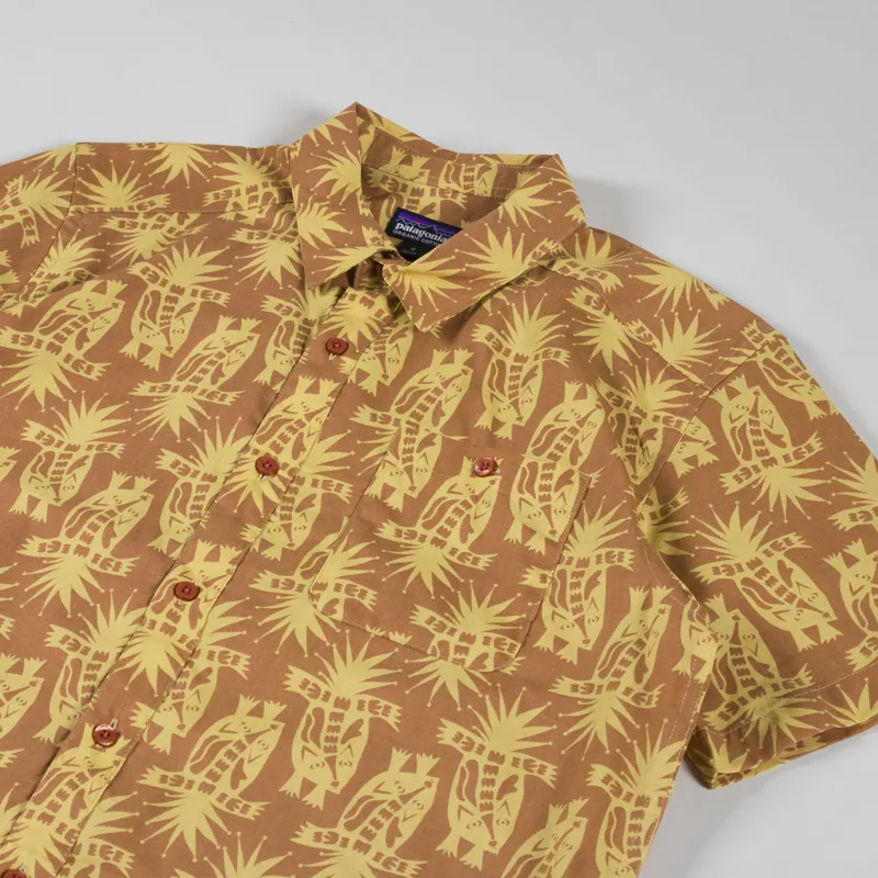 Patagonia Go To Shirt Skunks Sienna Clay-1