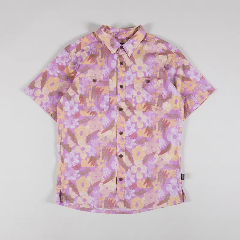 Patagonia Back Step Shirt Channeling Spring Milkweed Mauve