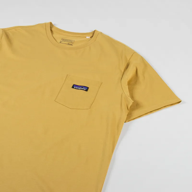 Patagonia Daily Pocket T Shirt Yellow-1