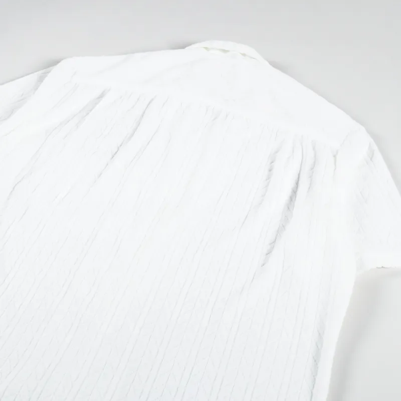 Portuguese Flannel Beach Club Shirt Ecru-3