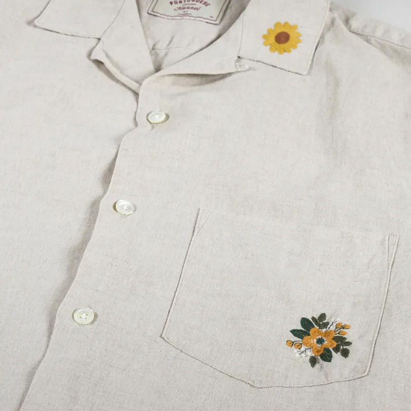 Portuguese Flannel Spring 2 Shirt Ecru-4