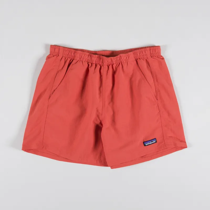 Patagonia Womens Baggies Summer Casual Shorts Pimento Red