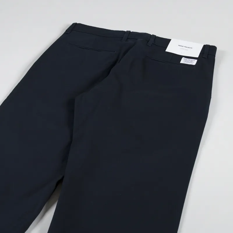 Norse Projects Aros Regular Light Stretch Chino Dark Navy-3