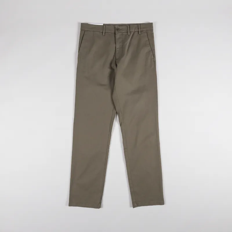 Norse Projects Aros Regular Light Stretch Chino Sediment Green-1