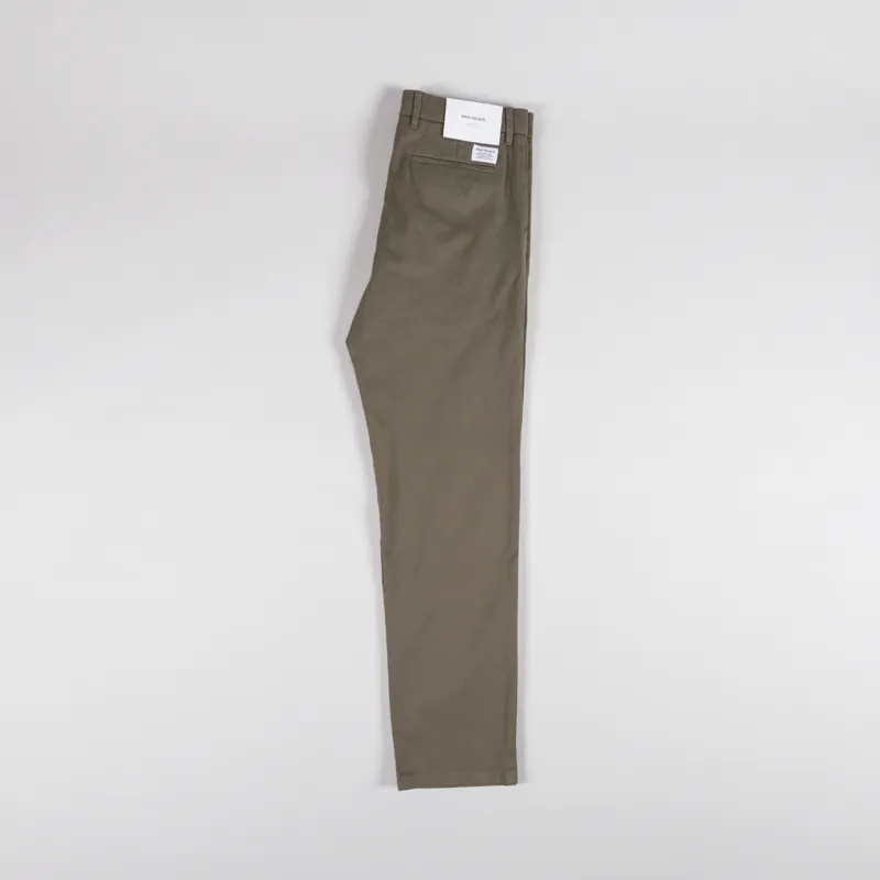Norse Projects Aros Regular Light Stretch Chino Sediment Green-2