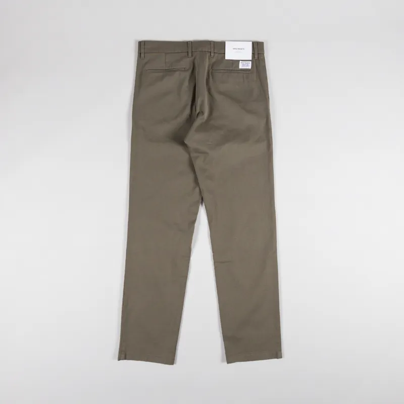 Norse Projects Aros Regular Light Stretch Chino Sediment Green