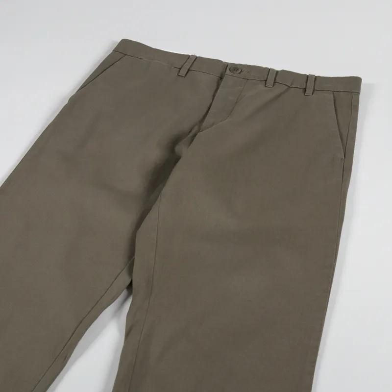 Norse Projects Aros Regular Light Stretch Chino Sediment Green-4