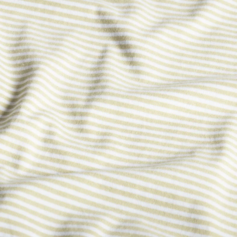 Armor Lux Heritage Stripe T Shirt Pale Olive Milk-3