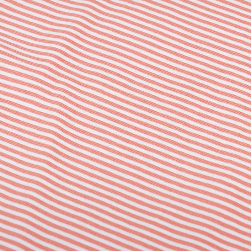 Armor Lux Heritage Stripe T Shirt Coral Milk-3