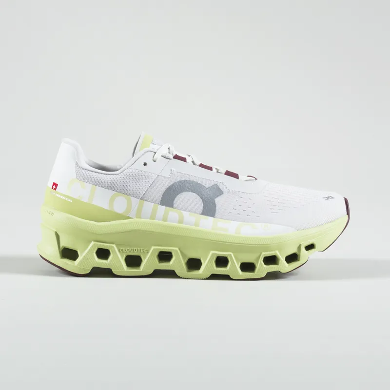 On Running Cloudmonster Shoes Frost Acacia-2