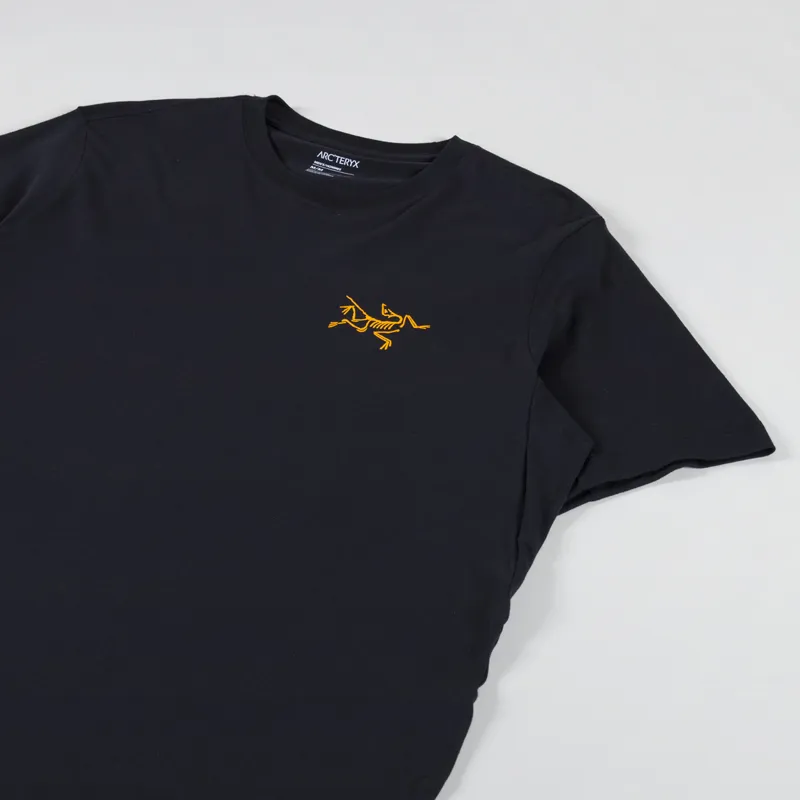 Arc'teryx Arc'Multi Bird Logo T Shirt Black-3