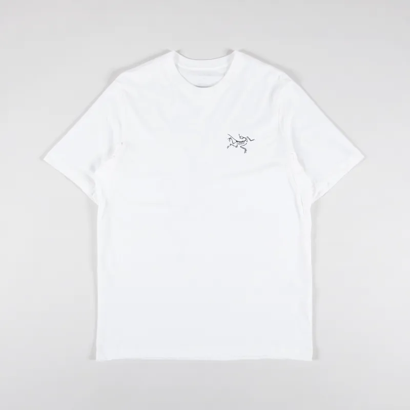 Arc'teryx Arc'Multi Bird Logo T Shirt White Light-1