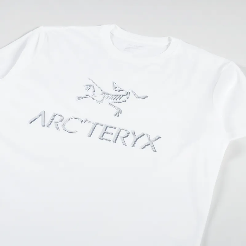 Arc'teryx Womens Graphic Arc'word T Shirt Tee White Light