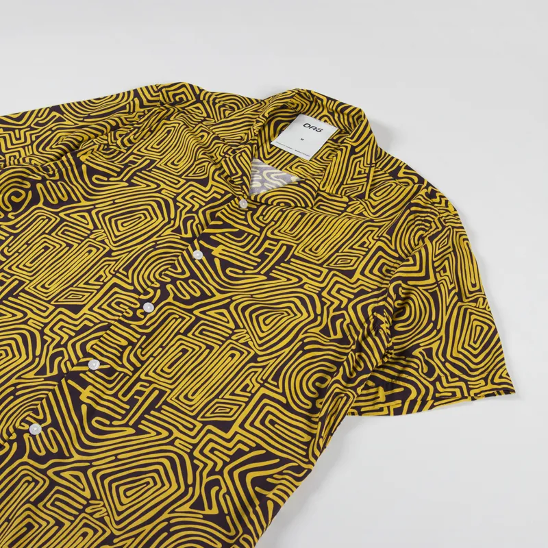 Oas Tawny Golconda Viscose Shirt Yellow-1