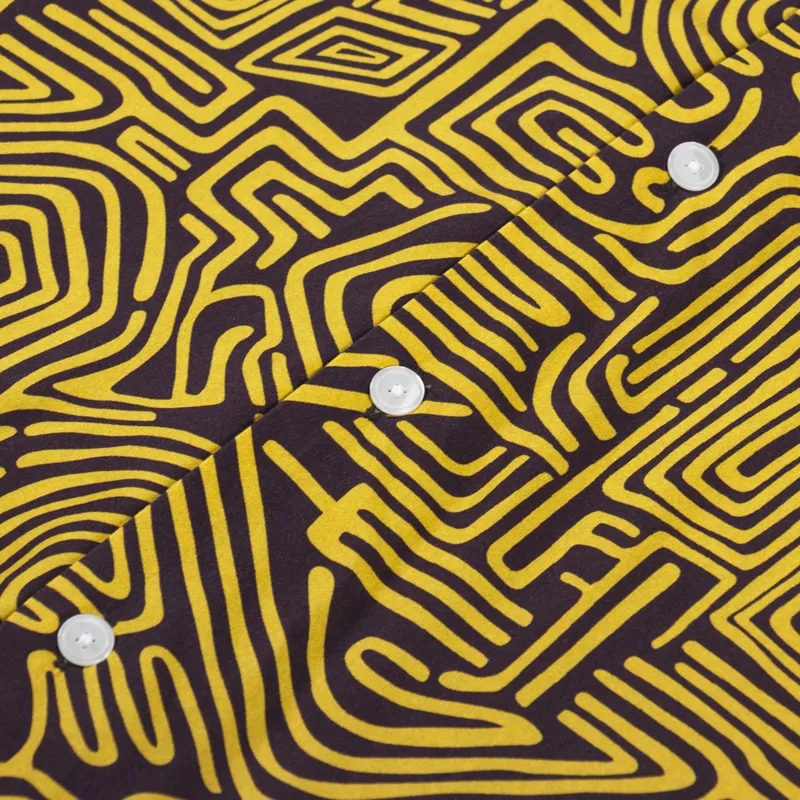 Oas Tawny Golconda Viscose Shirt Yellow-2