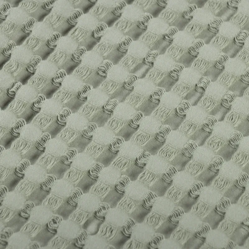 Oas Cuba Waffle Shirt Dusty Green-3